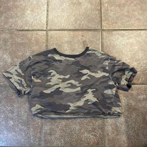 Camouflage Crop Top